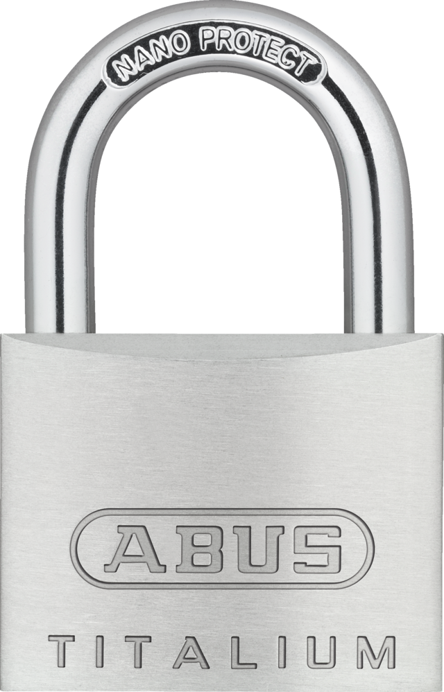ABUS 64TI/40 TITALIUM Vorhangschloss Quads, 4er Set gleichschließend